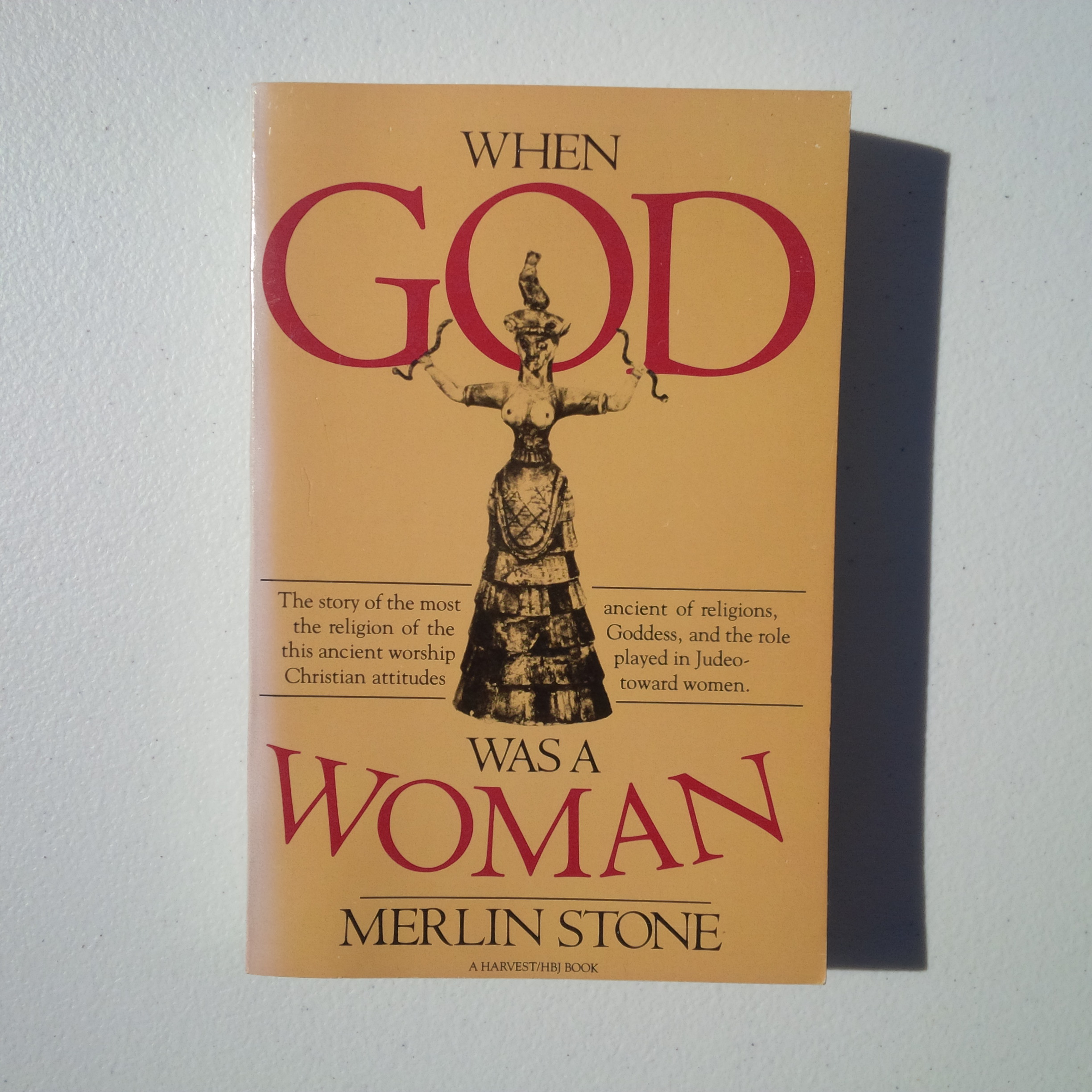 Used  1978 Stone ISBN 0-15-696158-X When God was a Woman