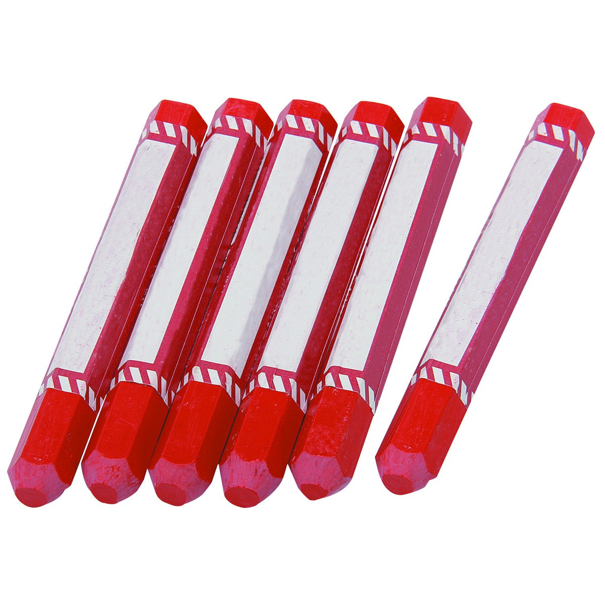 New   Pittsburgh  6 Red Wax Marking Crayons
