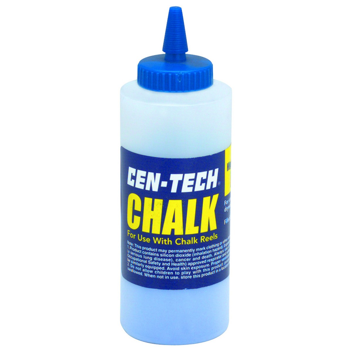 New   Cen-Tech  8 oz. Blue Marking Chalk