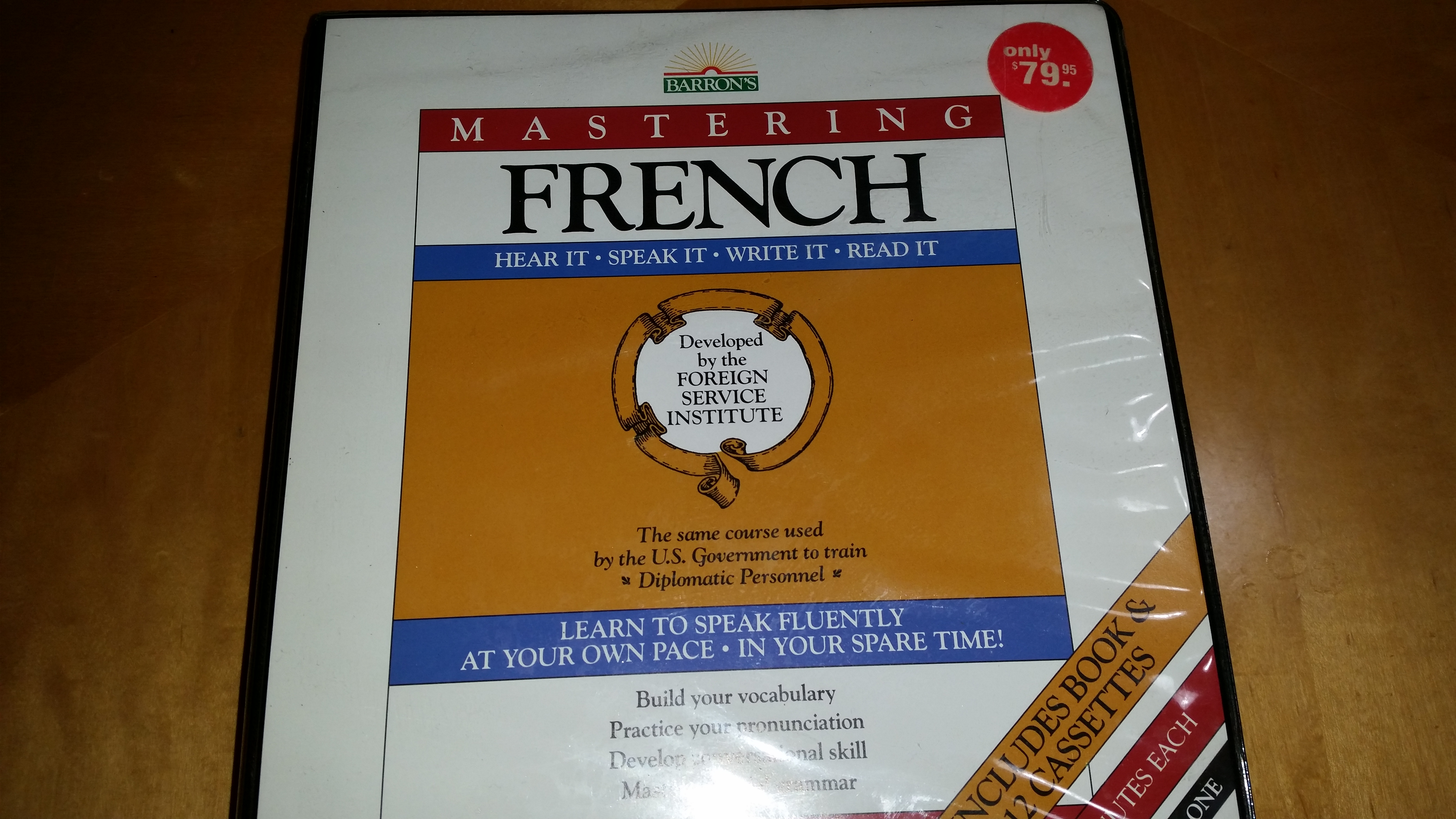 Used   Barrons  French Language Learning System
