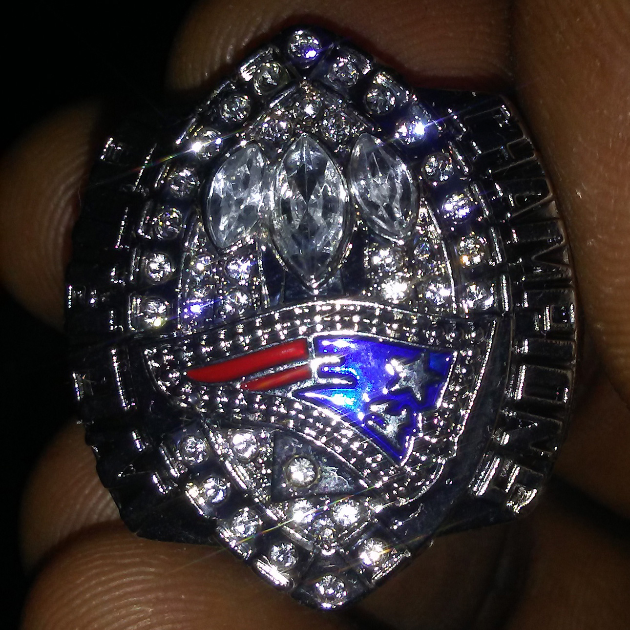 New Mens    New England Patriots Superbowl Ring Replica 2