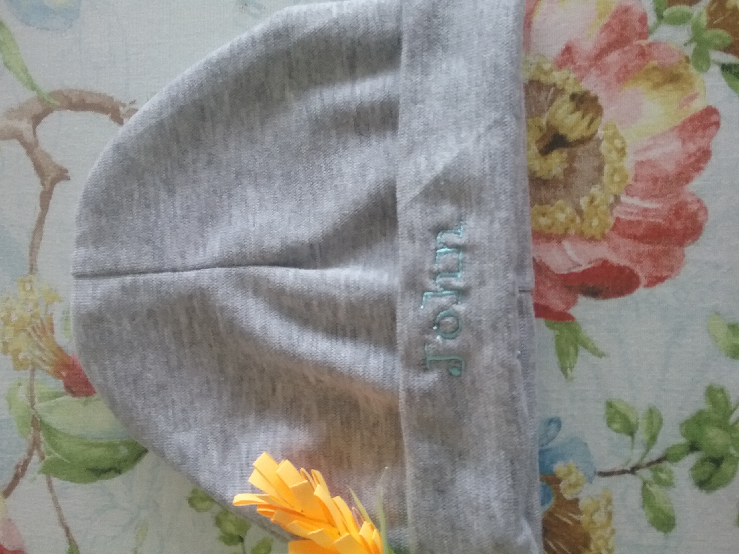 New     Personalized Embroidered Monogrammed Baby Beanie