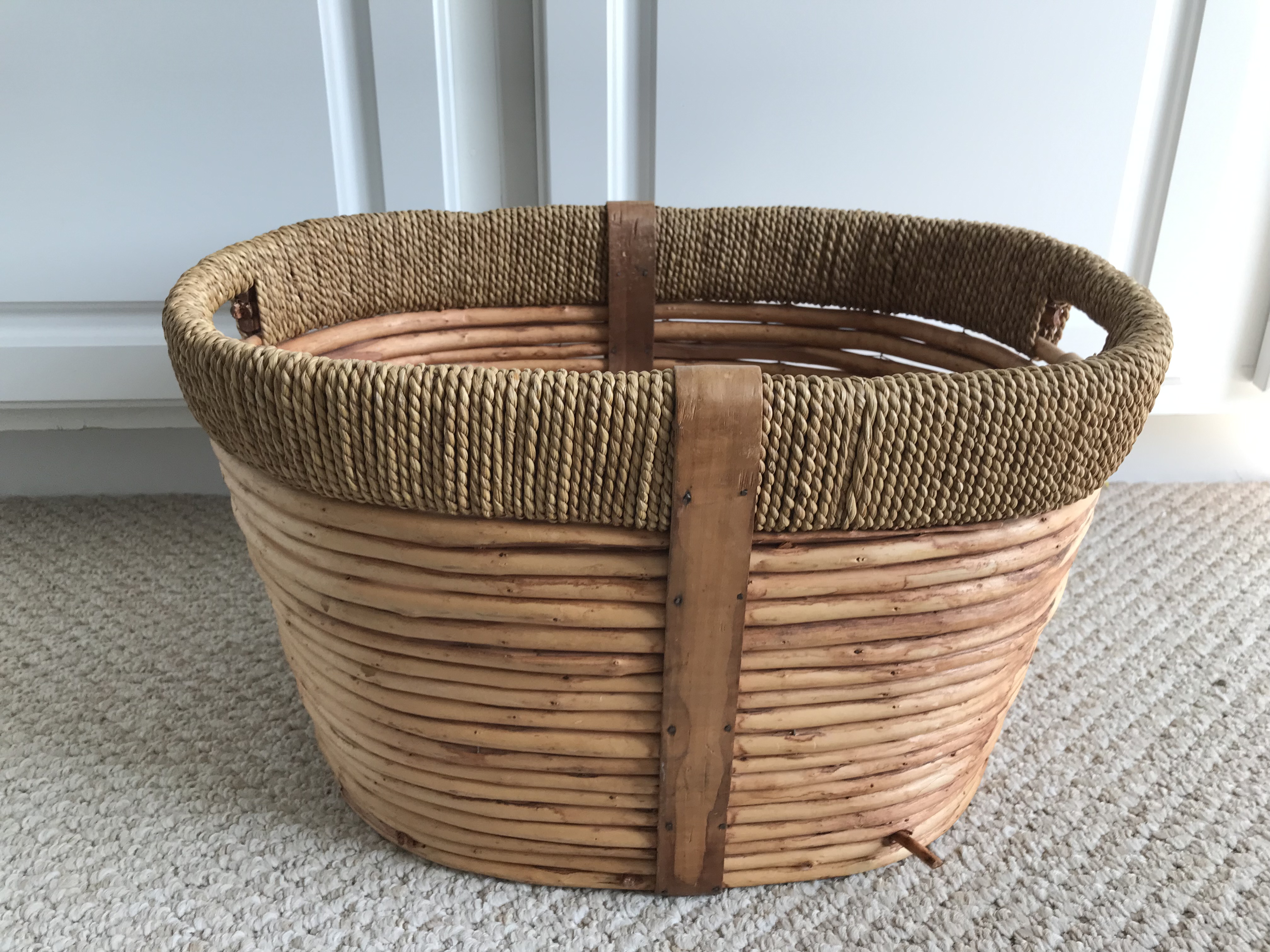 Used     1 Used Wooden Basket