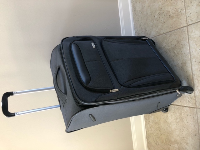 Used     1 Used Grey Skyline Suitcase