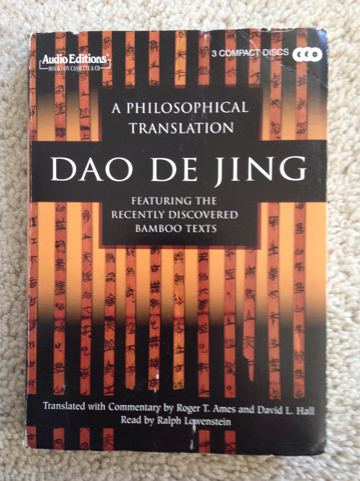 Used   Audio Editions  A Philosophical Translation Dao De...