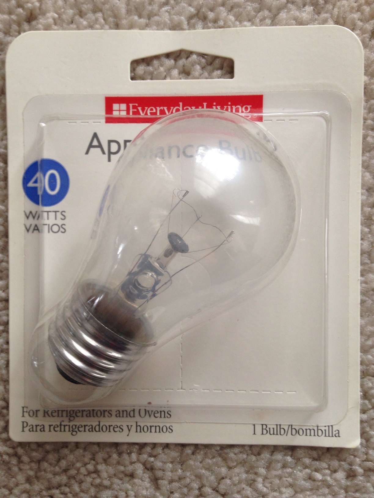 New   Everyday Living 40A15/CD-EDL Appliance Bulb