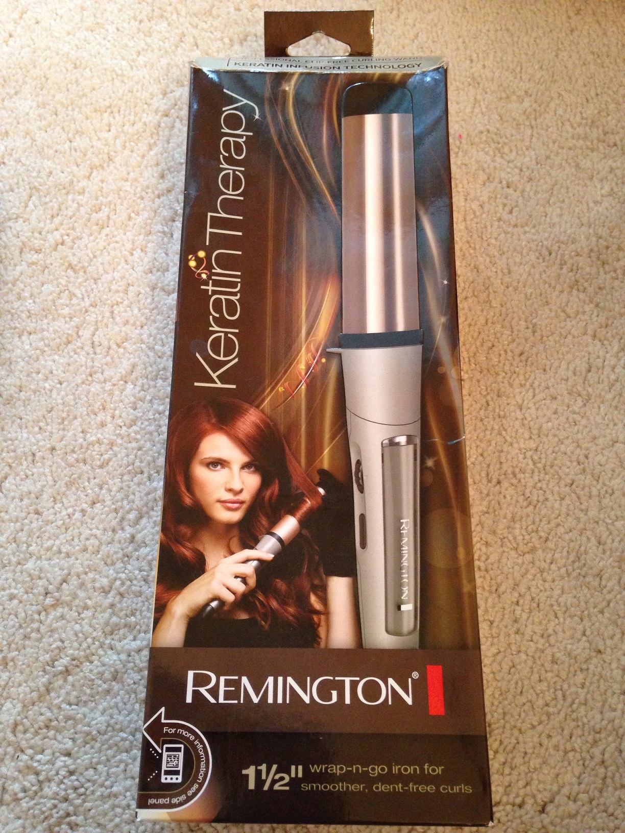 Like New Womens  Remington  Hair Curling Iron 1-1/2 Inch ...