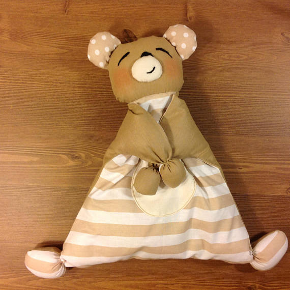 New   NatashaArtDolls Newborn Bear Handmade Cloth Stuffed...