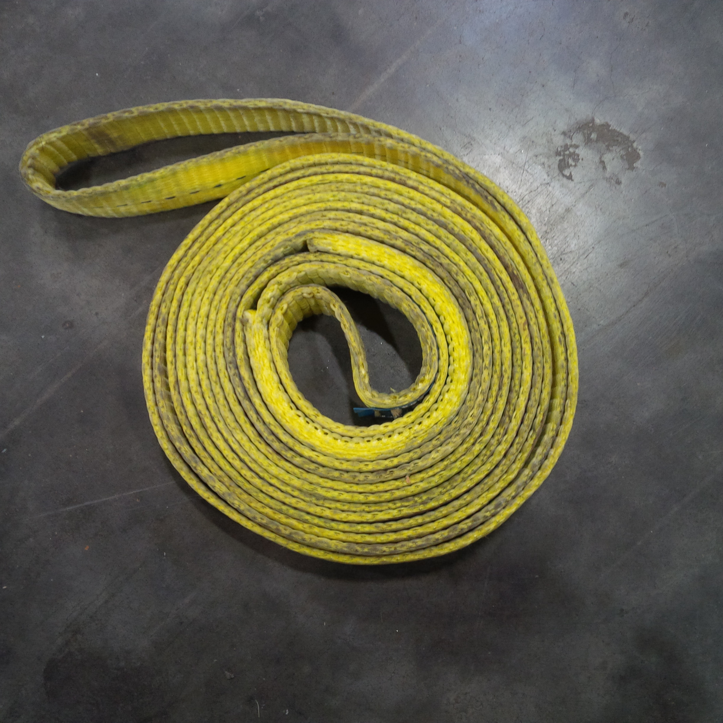 Used   Penco EN1901x09 Yellow Endless Polyester Sling 1 i...