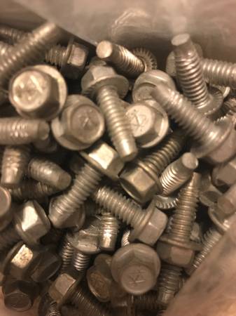 Like New     Zinc-plated Hex Head 8/6” long,1/4”diameter ...