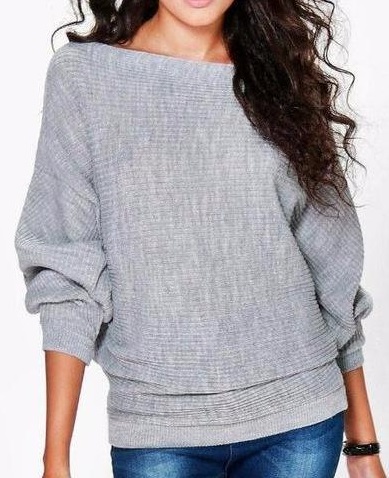 New Womens    Loose Tunic Sweater