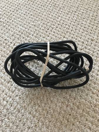 Used     Black Coaxial Cable TFC-T10